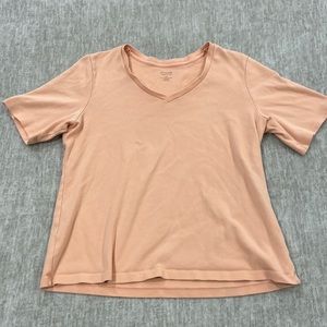 CHICO’S peach true color tee